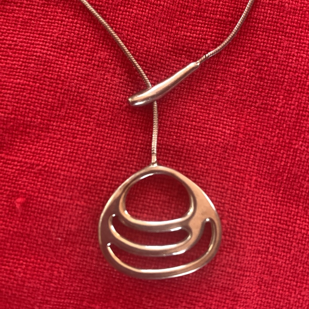 Sterling Silver Lariat Necklace